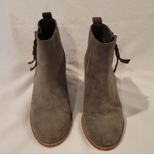 BP Gray Suede Ankle Boots
